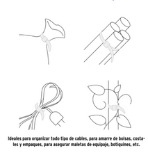 Cargar imagen en el visor de la galería, BOLSA CON 50 CINCHOS PLÁSTICOS NATURALES 44303 *
