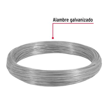 KILO DE ALAMBRE DE GALVANIZADO, CALIBRE 14.5 44466 P