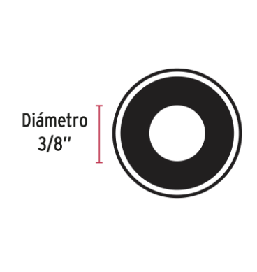 BOLSA CON 1KG DE ARANDELAS PLANAS DE 3/8'', FIERO 44545 N