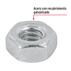 TUERCA HEXAGONAL DE 1/4', BOLSA CON 250 PZAS 44548 *