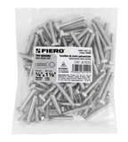 BOLSA CON 80 TORNILLOS 1/4'' X 1-1/2'', TIPO MÀQUINA, FIERO 44560 *