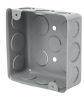 CAJA DE ACERO CUADRADA 4X4', ECONÓMICA, VOLTECK 45007 *