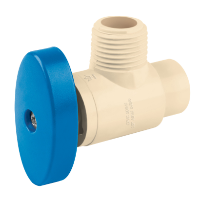 LLAVE ANGULAR DE CPVC 1/2'' X 1/2'', FOSET 45045 N