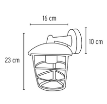 Cargar imagen en el visor de la galería, ARBOTANTE TIPO FAROL MODERNO SUSPENDIIDO 45093 N
