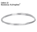 ROLLO DE 30G DE ALAMBRE GALVANIZADO CALIBRE 22, EN BOLSA 45112 *