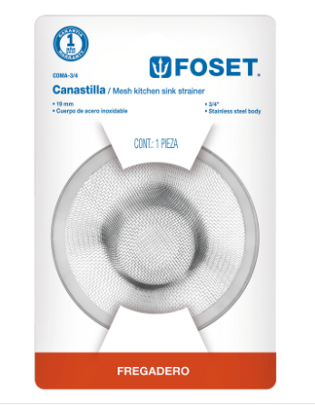 COLADERA MALLA PARA FREGADERO 3/4'' 45304 P