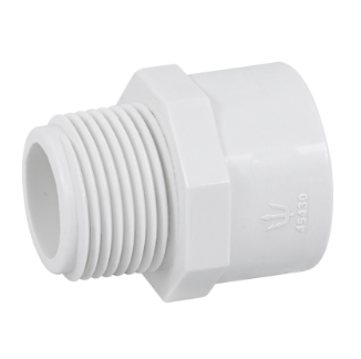ADAPTADOR MACHO DE PVC DE 3/4'', FOSET 45430 *