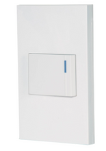 Cargar imagen en el visor de la galería, PLACA ARMADA 1 INTERRUPTOR DE 3 VÍAS, ESPAÑOLA, BLANCO 45600 P
