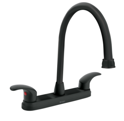 MEZCLADORA PARA FREGADERO, MANERALES PALANCA, NEGRO, AQUA 45625 N