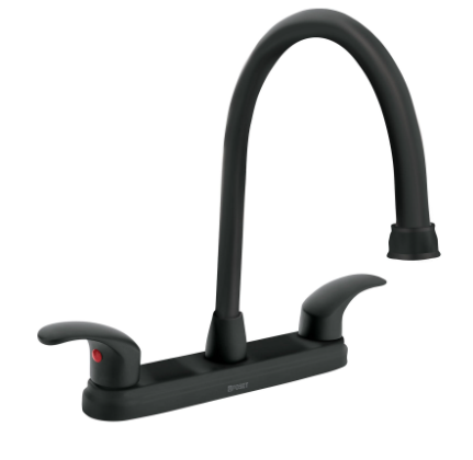 MEZCLADORA PARA FREGADERO, MANERALES PALANCA, NEGRO, AQUA 45625 N
