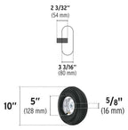 RUEDA NEUMÀTICA 10'' PARA EJE LATERAL, TRUPER 45902 *