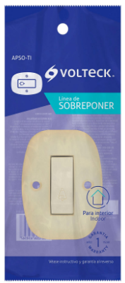INTERRUPTOR DE SOBREPONER PARA TIMBRE 46010 *