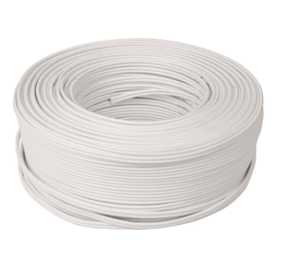 ROLLO DE 100 M CORDÓN DÚPLEX FLEXIBLE, #16 AWG, VOLTECK 46068 *
