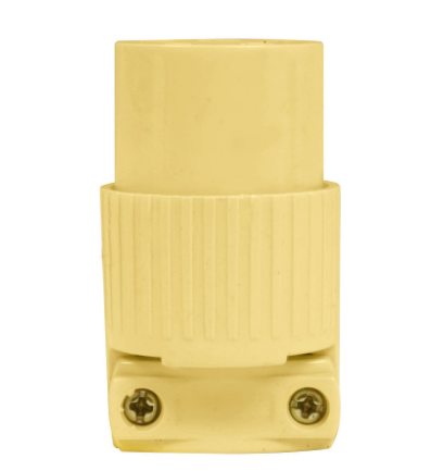 CONTACTO INDUSTRIAL PLÁSTICO, 2 POLOS, 3 HILOS, 15A,127V 46117 *