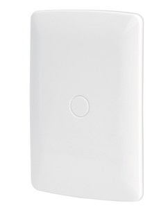 PLACA DE ABS, CIEGA, LÌNEA ITALIANA, COLOR BLANCO 46141 P