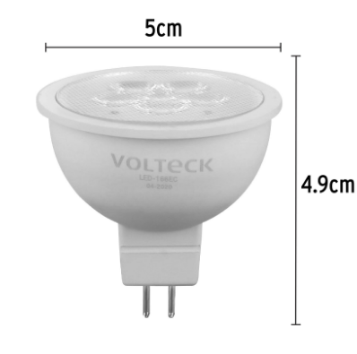 LÁMPARA DE LED, MR16, 127V, 6W, LUZ CÁLIDA 46179 *