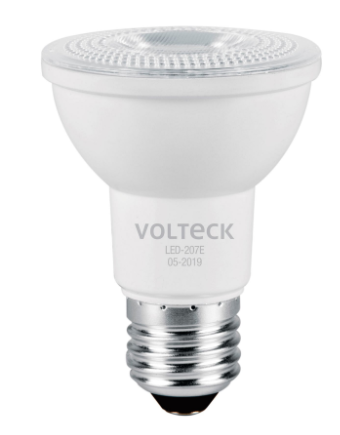 LÀMPARA DE LED 6W TIPO PAR 20 LUZ DE DÌA, BLÌSTER, VOLTECK 46182 *
