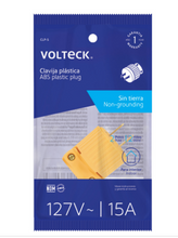 Cargar imagen en el visor de la galería, CLAVIJA INDUSTRIAL, PLÁSTICA, SIN TIERRA, VOLTECK 46204 P
