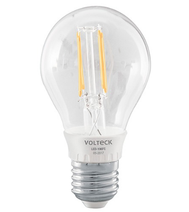LAMPARA DE LED, ESTILO ANTIGUO, A19 6W, E26 LUZ CÁLIDA 46211 *