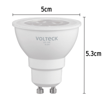LÁMPARA DE LED, MR16, GU10, 4 W, LUZ DE DÍA 46215 *