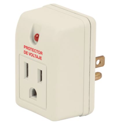 ADAPTADOR CON SUPRESOR DE PICOS 270 JOULES, VOTECK 46250 P