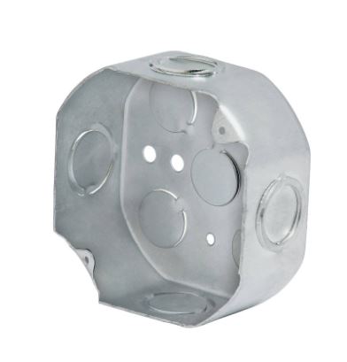 CAJA OCTAGONAL 4" x 4" REFORZADA, VOLTECK 46322 *L