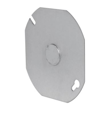 TAPA DE 4" x 4" PARA CAJA OCTAGONAL, VOLTECK 46331 *