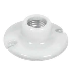 PORTÁMPARA DE PORCELANA, 3-1/2'', CIRCULAR, VOLTECK 46523 *