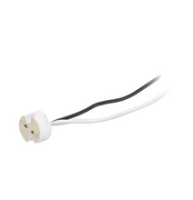 Cargar imagen en el visor de la galería, PORTALÁMPARA DE PORCELANA PARA MR, BASE BIPIN, VOLTECK 46532 P
