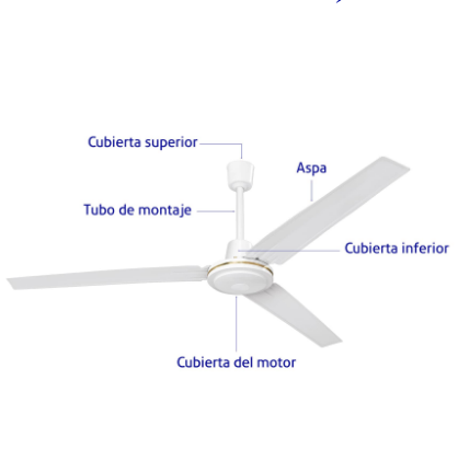VENTILADOR DE TECHO, 56'', VOLTECK