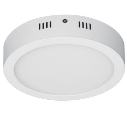 LUMINARIO LED TIPO PLAFÓN 12 W, REDONDO, LUZ DE DÍA, BLANCO 46713 P