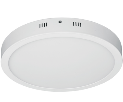 LUMINARIO LED TIPO PLAFÓN 24 W, REDONDO, LUZ DE DÍA, BLANCO 46717 *