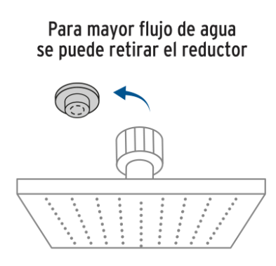 REGADERA CUADRADA ABS 4'' ACABADO CROMO CON BRAZO, FOSET 46732 N