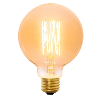 LÁMPARA INCANDESCENTE VINTAGE, 40W, GLOBO 47105 P