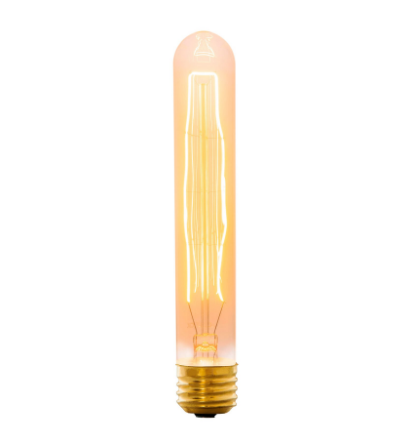 LÁMPARA INCANDESCENTE VINTAGE, 40W, PROBETA