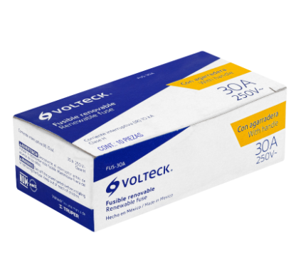 FUSIBLE 30A CON AGARRADERA, VOLTECK 47280 P
