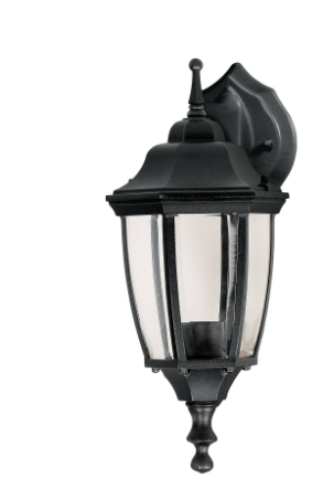 ARBOTANTE TIPO FAROL NEGRO, LAMPARA NO INCLUIDA 47291 N