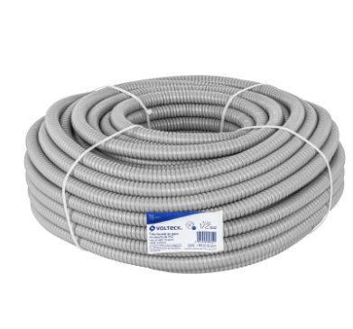 ROLLO DE 50M DE TUBO FLEXIBLE LIQUID TIGHT DE 1/2'' VOLTECK 47321 N