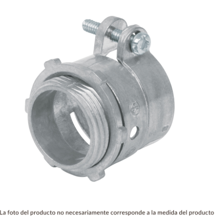 CONECTOR TUBO FLEXIBLE 3/4'' RECTO VOLTECK 47341