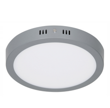 Cargar imagen en el visor de la galería, LUMINARIO LED TIPO PLAFÓN 18W, REDONDO, LUZ DE DÍA, GRIS 47348 P
