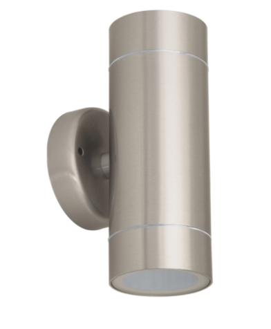 ARBOTANTE EXTERIOR DE ACENTO, 2 SPOTS, MR16GU10, 100W, SATÍN 47391 N