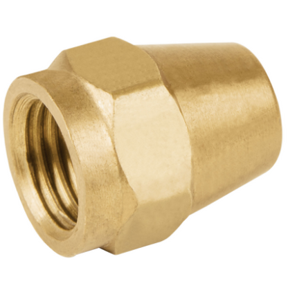 TUERCA CÓNICA DE LATON, 3/8''