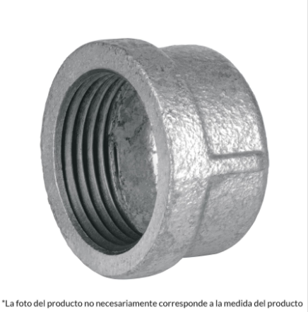 TAPÓN CAPA, ACERO GALVANIZADO, 1/2'' FOSET 47491 *