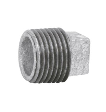 TAPÓN MACHO 1/2'' DE ACERO  GALVANIZADO, FOSET 47494 *