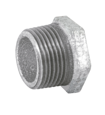 REDUCCION BUSHING ACERO GALVANIZADO 3/4 x 1/2", FOSET 47503 *