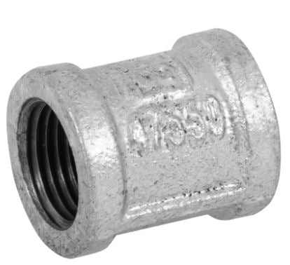COPLE REFORZADO DE ACERO GALVANIZADO DE 1/2'' ,FOSET 47550 *