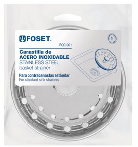 CANASTILLA REPUESTO, ACERO INOX, P/CONTRACANASTA 3 1/2'' 48021 *