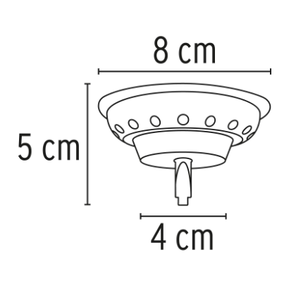 CANASTILLA REPUESTO, ACERO INOX, P/CONTRACANASTA 3 1/2'' 48021 *