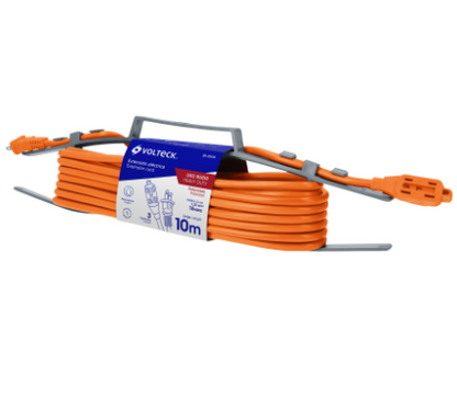 EXTENSIÒN ELECTRICA DE USO RUDO 10M 2 X 16AWG, VOLTECK 48046 *