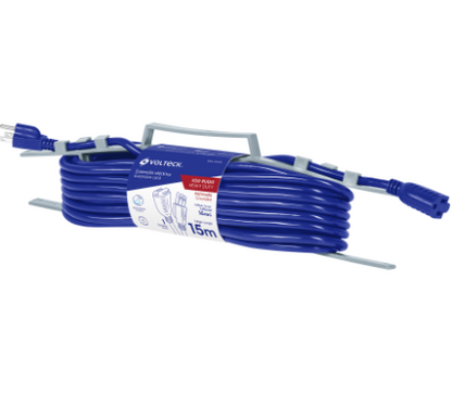 EXTENSIÒN TRIPLE USO RUDO 8MTS, TIPO ABANICO 3X16 AWG, VOLTECK 48063 *